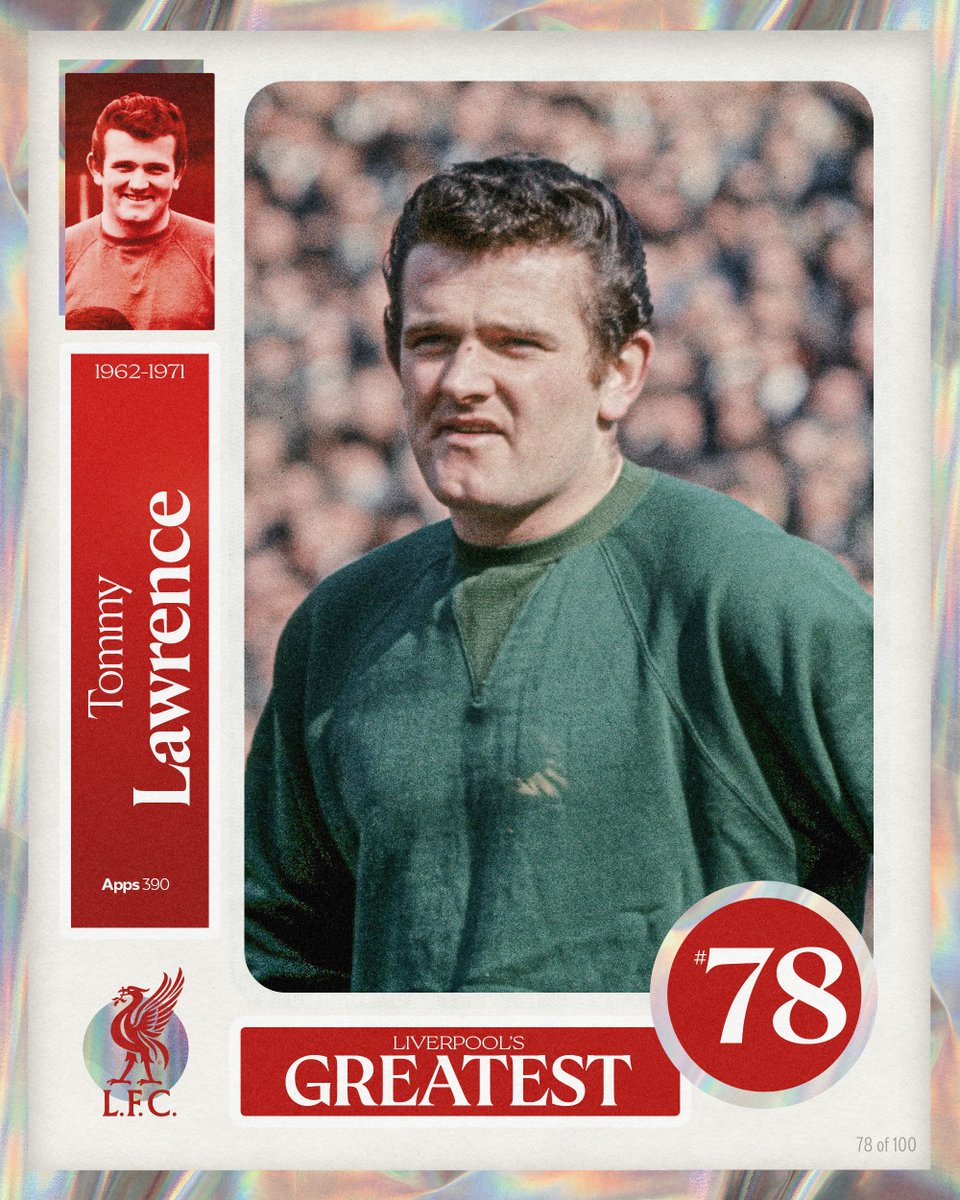 LFC's tweet photo. Liverpool's Greatest - No.78: Tommy Lawrence 👊