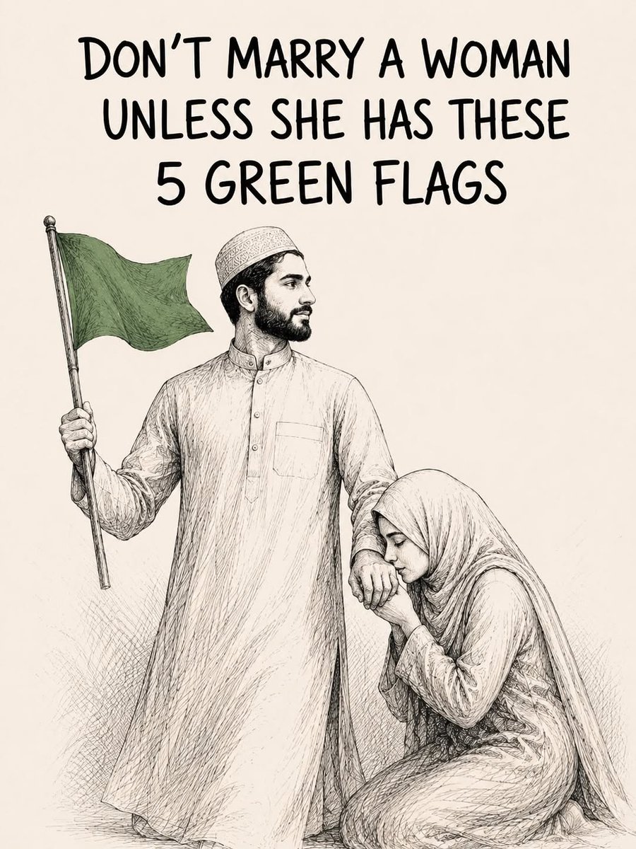 Mariyerh__'s tweet photo. Don’t marry a woman unless she has these green flags👌📣

THREAD 🪡 https://t.co/rsfGHmOJrf