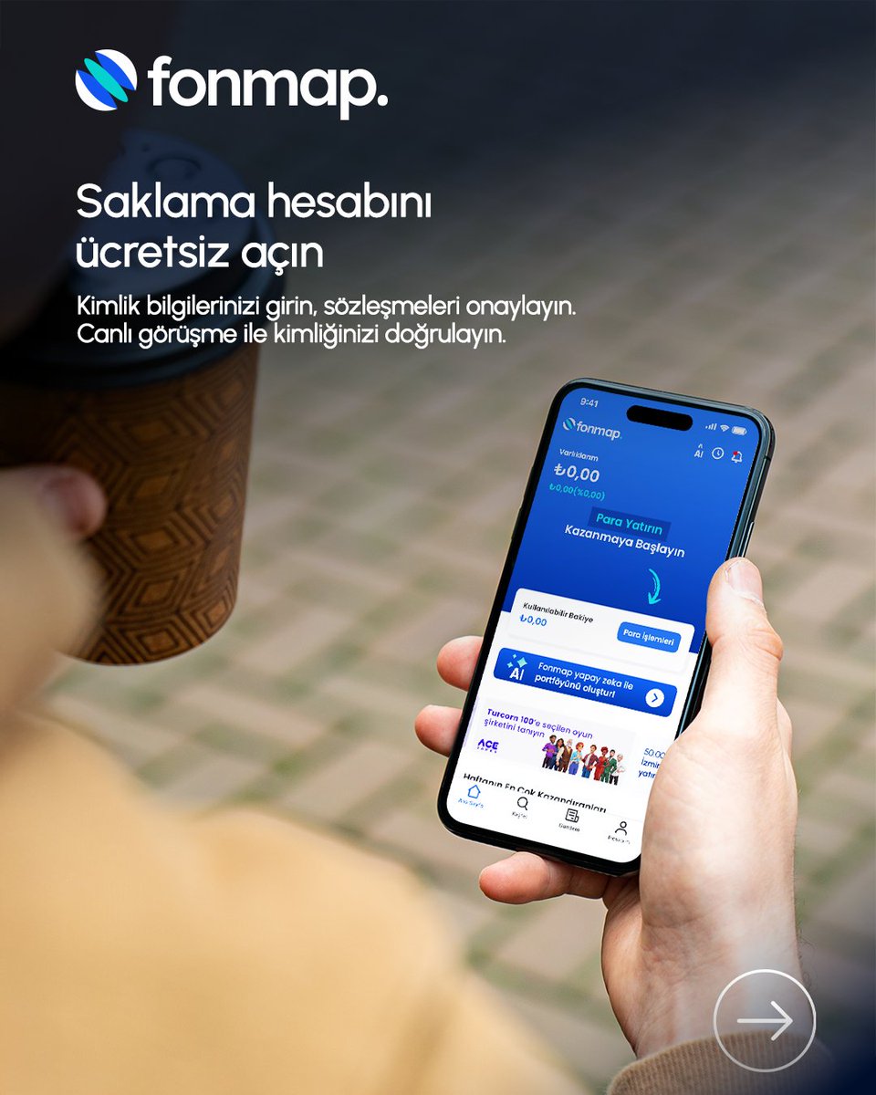 fonmap_app's tweet photo. #Fonmap’te yatırım yapmak çok kolay.

Sadece 4 adım:
🔹 Uygulamayı indirin.
🔹 Saklama hesabını açın.
🔹 Fonları seçin.
🔹 Yatırım yapmaya başlayın.

👉 https://t.co/X30Dq759Q8

*Fonmap mobil uygulaması, SPK izniyle faaliyet gösteren Fonmap Portföy Yönetimi A.Ş. tarafından geliştirilmiştir. Bu içerikte yer alan yatırım bilgi, yorum ve tavsiyeler yatırım danışmanlığı kapsamında değildir.

#Yatırım #Fon #TEFAS #GSYF #GYF