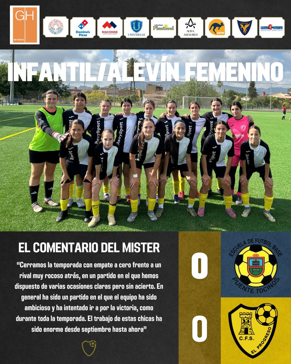 cfprogreso's tweet photo. 𝐈𝐍𝐅𝐀𝐍𝐓𝐈𝐋/𝐀𝐋𝐄𝐕𝐈́𝐍 𝐅𝐄𝐌𝐄𝐍𝐈𝐍𝐎 | Cerramos la temporada ante un rocoso rival.

¡Ha sido un año espectacular! 👊🏻

#SomosProgreso https://t.co/Pb1VPKzORZ