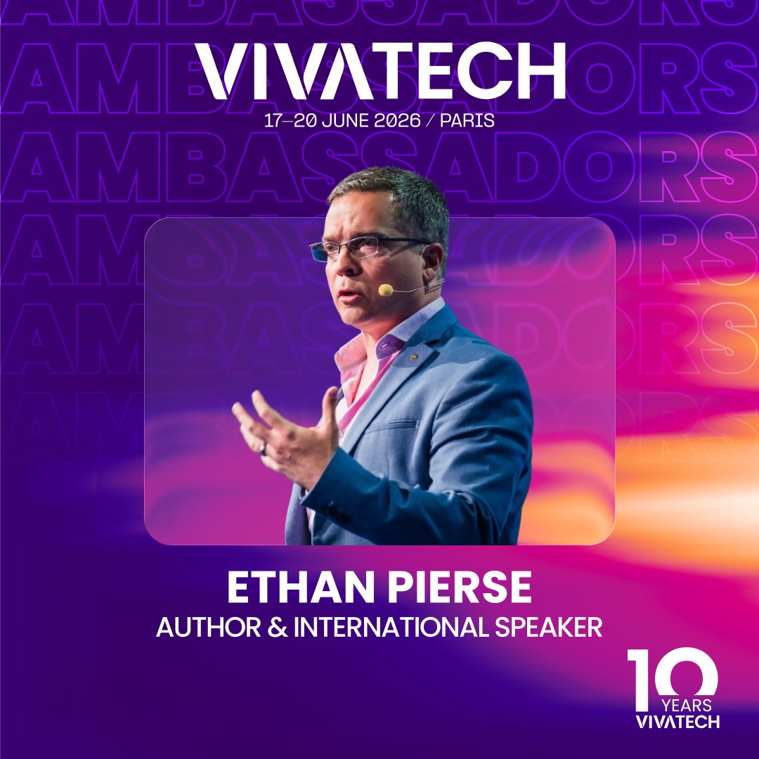 EthanPierse's tweet photo. Next week, France's tech mega-event @VivaTech is back from June 17 to 20. As always, you can get 20% off all attendee, startup, and investor ticket types using my Ambassador discount code: ETHAN20.

Viva Technology is celebrating its 10th edition with over:
→  180,000 attendees from 170+ nationalities
→  4,000 exhibitors
→  450 speakers
→  14,000 startups

This year, don't miss talks from:
–  Peter Steinberger from OpenClaw
–  Yann LeCun from AMI - Advanced Machine Intelligence
–  Shantanu Narayen from Adobe
–  Prime Minister Narendra Modi of India
–  Joe Tsai from Alibaba
–  Tim Berners-Lee
–  Christophe Fouquet from ASML
and hundreds more.

VivaTech is the place to meet absolutely everyone you need to know in the most important tech ecosystem of Europe. This is where business gets done.