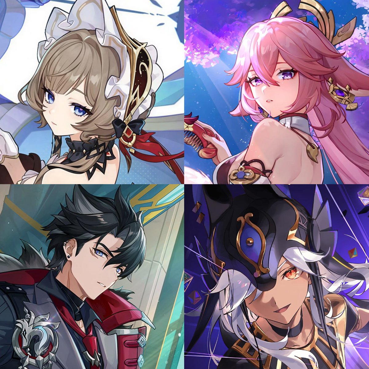 GenshinUniverse's tweet photo. V4 Changes

Sandrone's Weapon
ATK: 16% → 28%
Stellar-Conduct DMG: 20% → 16%

Yae Miko
Additional Electro DMG: 125% → 150% ATK

Cyno
Duststalker Bolts - Starsame DMG: 80% → 200% ATK

Wriothesley
Chilling Penalty Cryo DMG: 40% → 60% / 60% → 80%
C2: 60% → 90% / 90% → 120% https://t.co/7cwzjYljnj