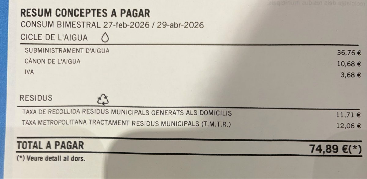 leexfer's tweet photo. Consumo: 36,76€
Impuestos: 38,13€

Esto es el socialismo. https://t.co/leCkN30Uvq