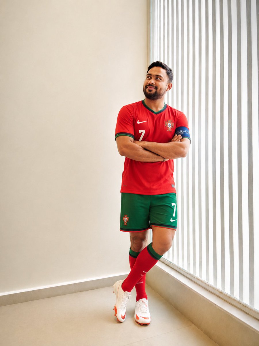 FocusMahmad's tweet photo. @Cristiano sir, From India with love 🇮🇳❤️ Supporting you and Portugal in this World Cup, @Cristiano! You have inspired millions of us here. Show them who the GOAT is! 🇵🇹👑 #CR7 #CristianoRonaldo #Portugal
@FIFAWC26Updates
@FIFAWorldCup @TimesofFIFA https://t.co/B8FJ2HMpnP