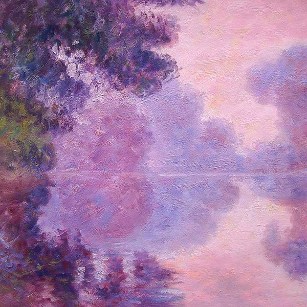 reminiscinbby's tweet photo. shades of violet in claude monet's paintings https://t.co/Z7YRXxHJ80