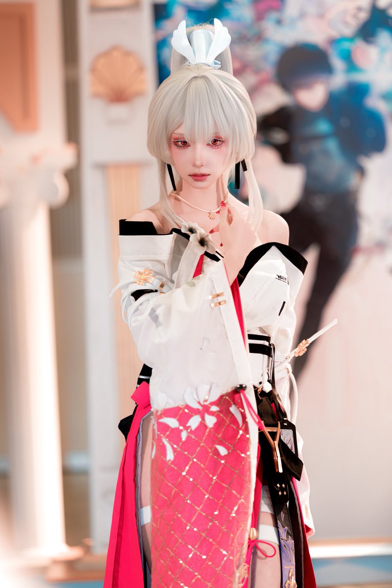 tsk_photo's tweet photo. 2026.5.30
『鳴潮』2nd Anniversary Fes. Day1
～君と巡る星々の瞬き～
Chara：緋雪　⑦
Model：月海つくねさん
（@XaiabP ）

撮影ありがとうございました！
#めいちょう2周年 
#WuWa2Years 
#おつきみくらぶ https://t.co/5crCnJWT2d