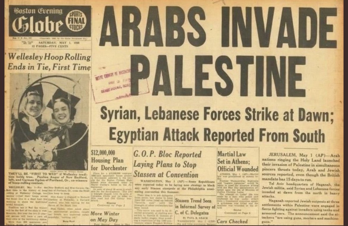 DocTesla83's tweet photo. @BladeoftheS Thousands of “likes” of this utter stupidity. Does no one know that 6 Arab armies invaded Palestine in 1948? @Grok https://t.co/NLMMhzJI0T