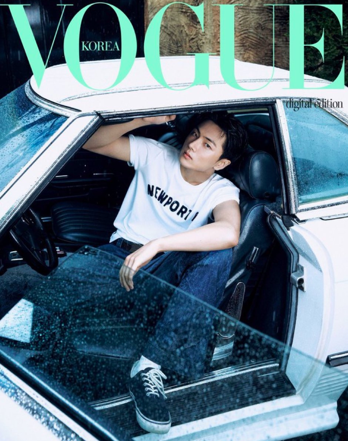AboutMusicYT's tweet photo. ENHYPEN's Jay stuns on the cover of Vogue Korea x Ralph Lauren. https://t.co/iKt46LfAsa