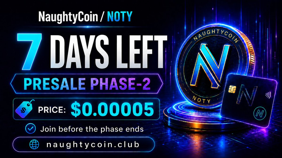 notycoin's tweet photo. 🔥Big news coming soon.
participate in presale
👉 https://t.co/n7uGSFflfa
#noty #cryptopresale #IDO #IEO #ICO #crypto #web3 https://t.co/N8fF17aU0U