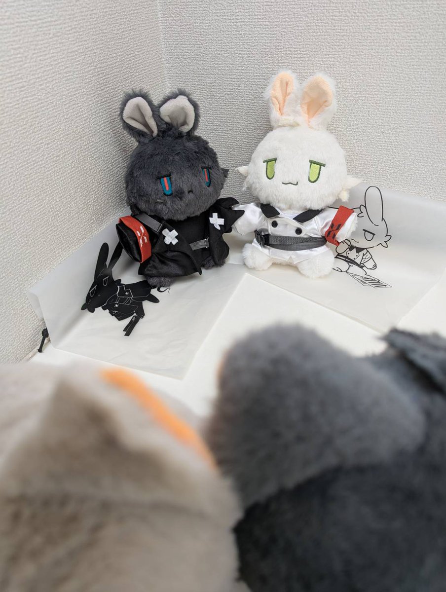 KKR_LM's tweet photo. 浮梅ウサギSを某さんに送っていただきましたよ
ありがとうございます！ふわふわ手触りで可愛い～
ちょうど 一週間後が私の誕生日なのでバースデープレゼントいただいた気持ち＆連日のエンフィあれこれでめげてた気力が少し回復中 https://t.co/yyKsszSS5f