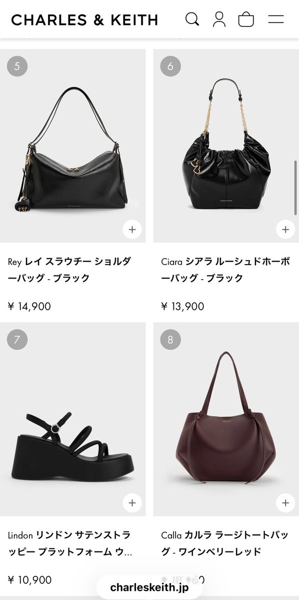 ______hnjs's tweet photo. CHARLES &amp; KEITH
👜人気のランキング順 全部素敵( ơ ̫ ơ ) https://t.co/M7B1qxIcwy
