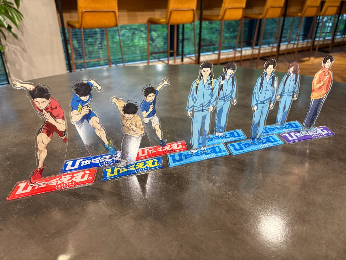 hyakuemu_anime's tweet photo. ◢◤￣
　『#ひゃくえむ。』アクリルスタンド　
　　好評発売中🏃🏻
　　　　　　　　　　　　　　　　＿◢◤

たくさんの方にお迎えいただいた、
『ひゃくえむ。』アクリルスタンドは
一部商品が完売、その他の商品も残りわずかとなっております…！🙏🏻✨

気になっている方は、
ぜひお早めにチェックしてくださいね✅
※現時点で再入荷の予定はございません。

🏃詳細はこちら
https://t.co/S5kouYjas7

🏃🏻Blu-ray＆DVD 好評発売中！
https://t.co/YMVLLsOpWg
