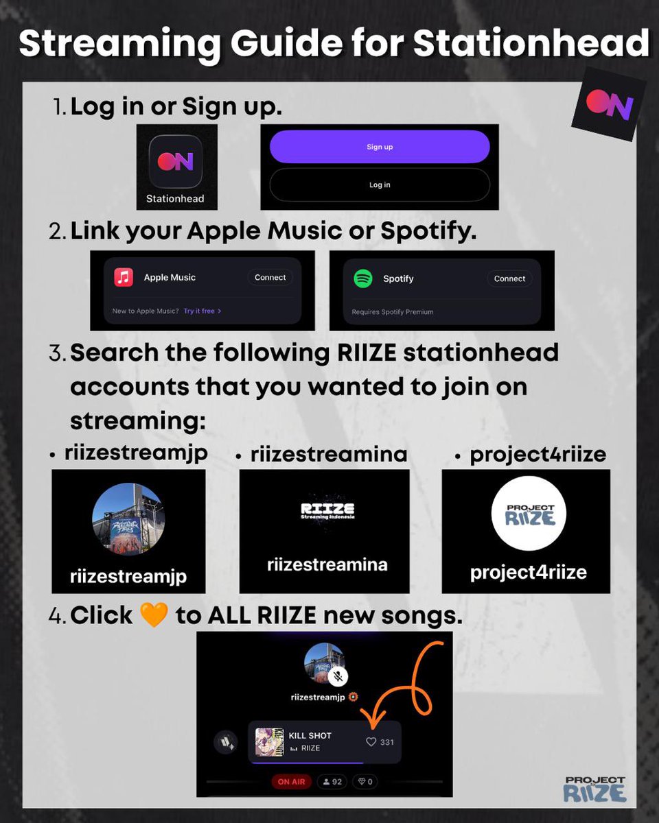 Project4RIIZE's tweet photo. [Streaming Guide for Stationhead]

⚠️Please as much as you can, join the streaming on Stationhead. 

#RIIZE #라이즈 #RIIZE_dyd https://t.co/2DhTvLCtLZ