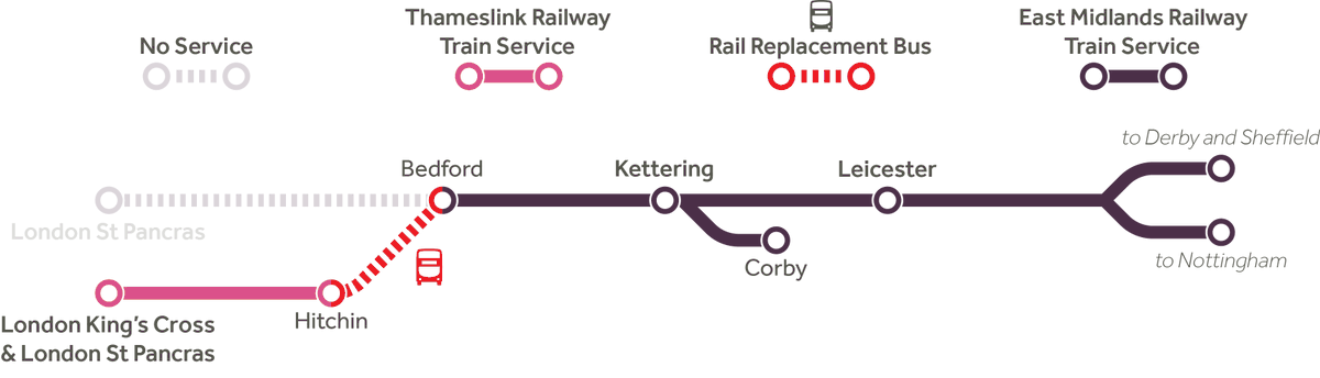 EastMidRailway's tweet photo. #EMRUpdate If you're travelling on Saturday 20 or Sunday 21 June, please be aware that engineering work will affect our services to/ from London St Pancras. 

For more information please see; https://t.co/AVBn5G9WJB https://t.co/UOSi64bx3R