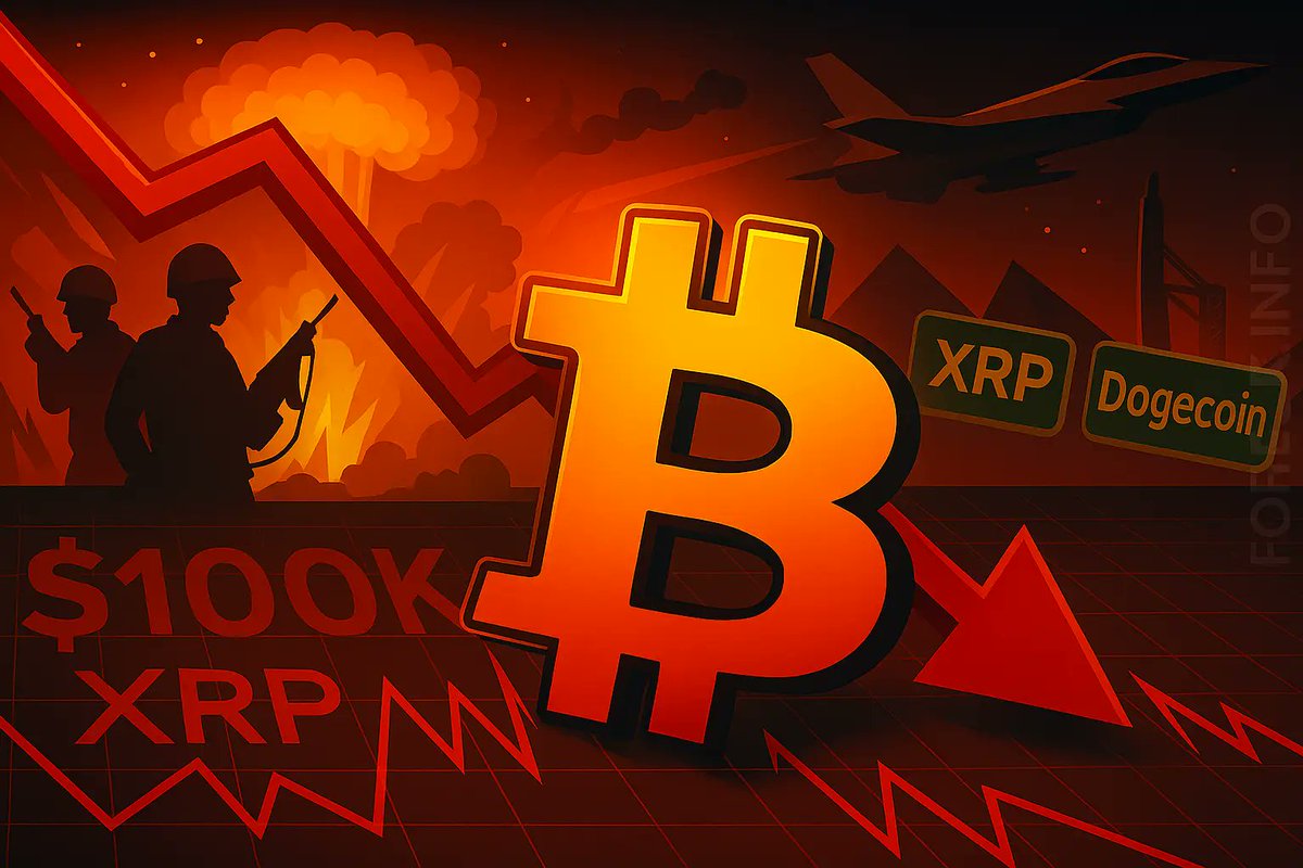 foreck_info's tweet photo. 📉 Bitcoin fell to around $62,600 after renewed Israel-Iran strikes ended the crypto market’s recovery. Rising oil prices, persistent inflation, and strong U.S. jobs data are adding pressure on risk assets. #Bitcoin #BTC #Crypto #FORECKINFO https://t.co/qx5AWotGeR