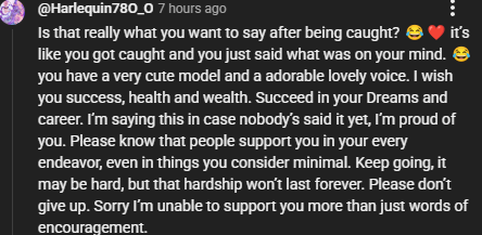 Luniafin's tweet photo. - Harlequin made me realize how nice people is out there and they appreciate every little thing u do. Thank you so much in my bottom of my heart. 💙 https://t.co/QFiwjtYWBw