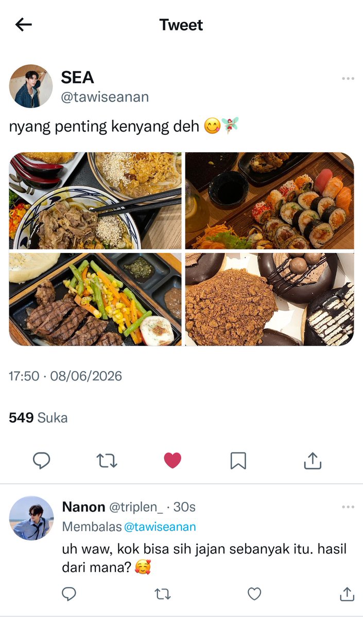 peachysera's tweet photo. gak expect sea jawab gitu... https://t.co/ENt1j7vFKV