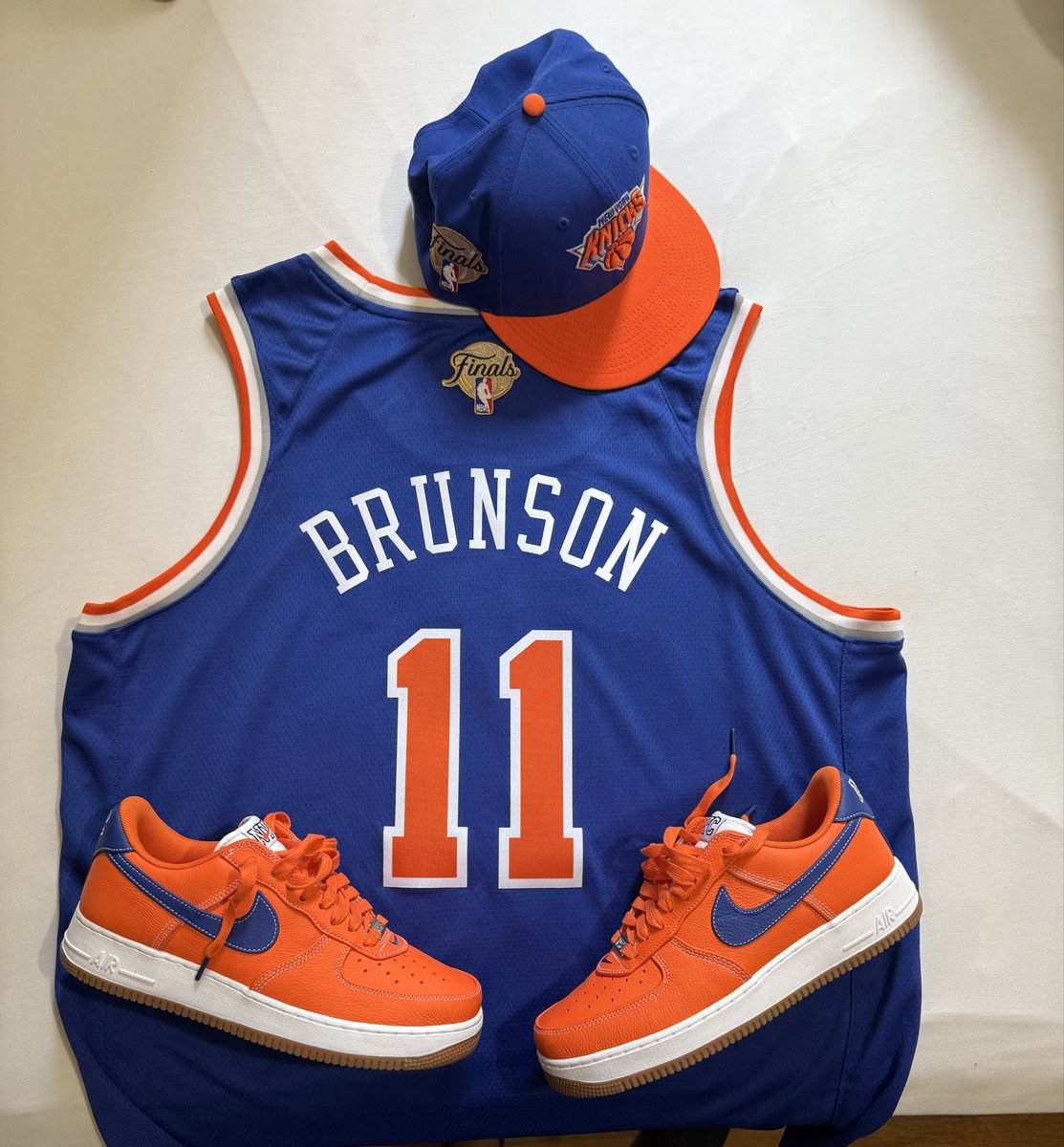 My_Business_Man's tweet photo. Game Day Fit!

0-0 Stay desperate at all times. Let's get it!!

#AlwaysKnicks https://t.co/P3xWv2svqA