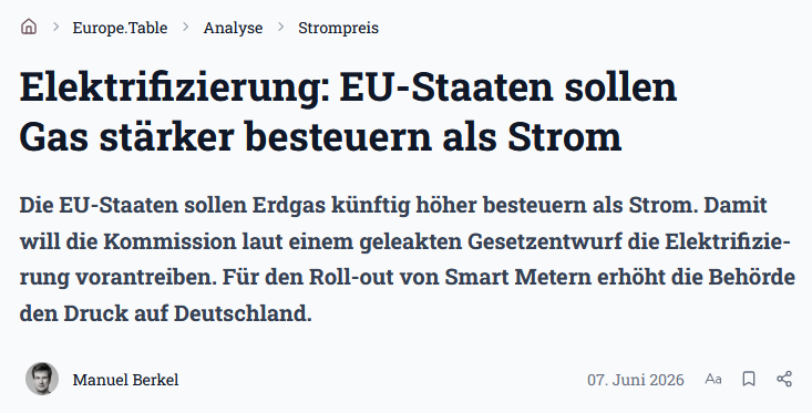 djpr's tweet photo. Na endlich. Es wird höchste Zeit. Wer Elektrifizierung will, kann Strom nicht länger schlechterstellen als Gas. https://t.co/AbwuyWnP1x
