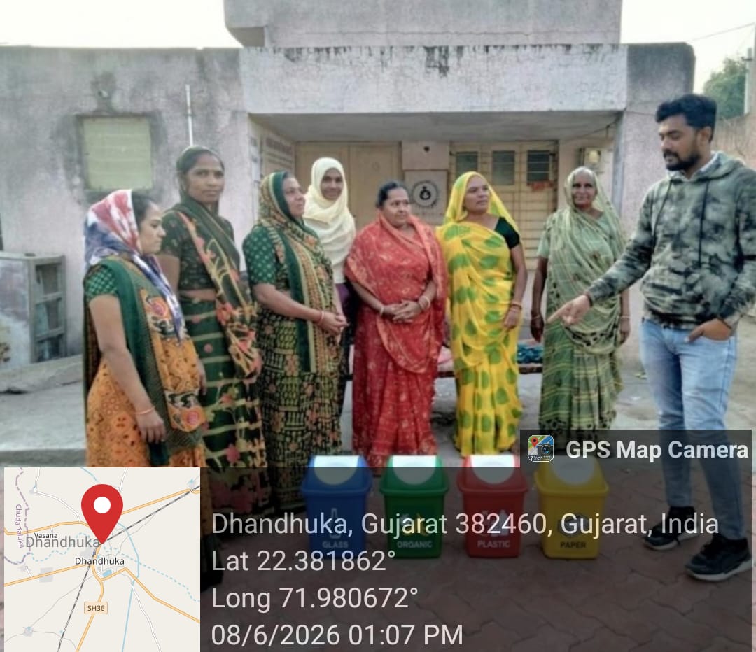 DhandhukaNagar2's tweet photo. આજ રોજ ધંધુકા નગરપાલિકા દ્વારા સોલિડ વેસ્ટ મેનેજમેન્ટ રુલ 2026 તેમજ 4 સ્ટ્રીમ સોર્સ સેગ્રીગેશન અન્વયે વોર્ડ નંબર 7 માં વર્કશોપ નું આયોજન કરવામાં આવ્યું.
@CMOGuj
@sbmugujarat
#4streemsegregation
#sourcesegrigation
#swmrules2016
#swachhBharat
#solidwestmenagment https://t.co/Kk8vzTgE99