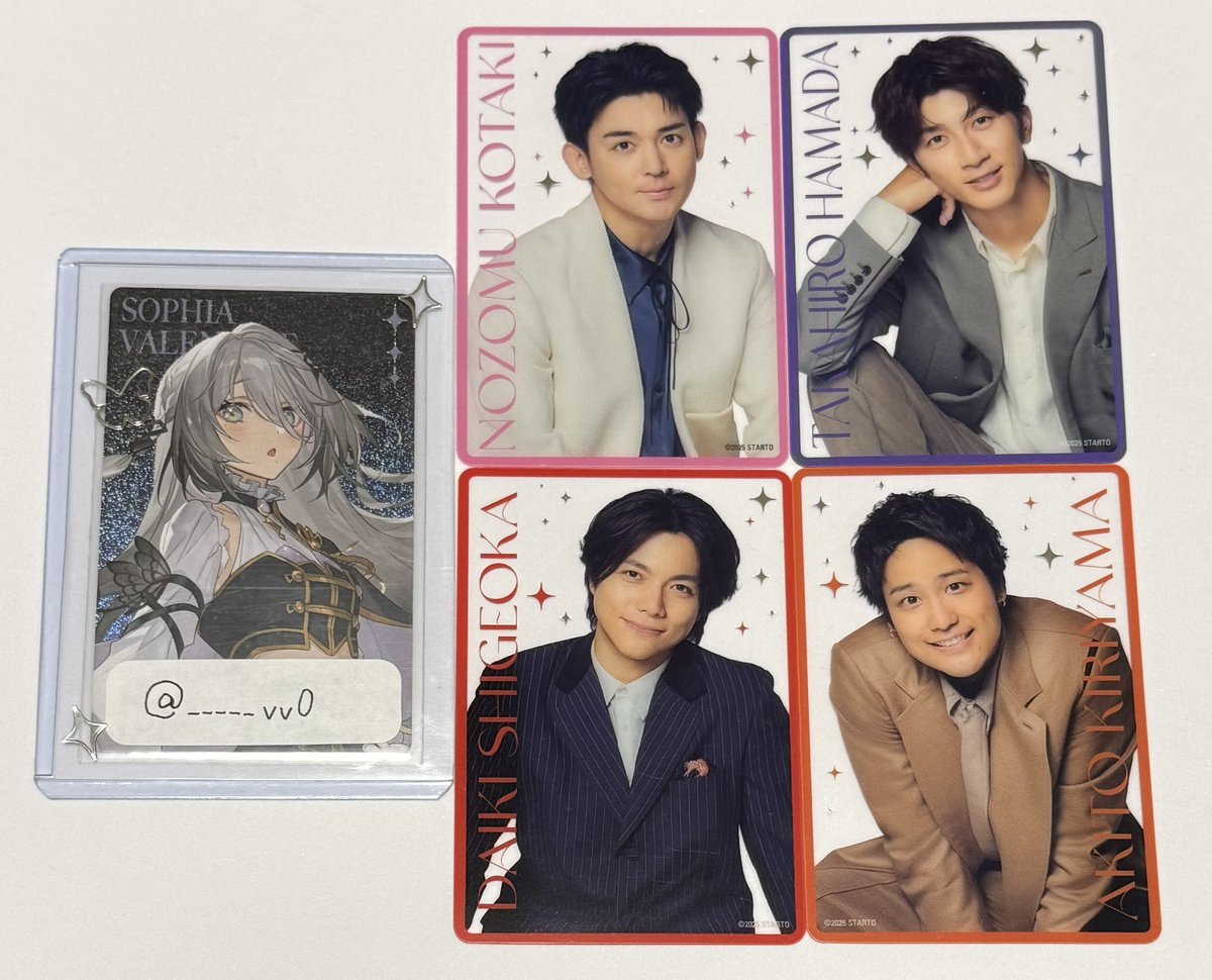 _____vv0's tweet photo. 【 交換 / WESTA! / 男前カード 】

譲 : ❤️🧡🩷💜

求 : 💛

郵送希望。
難しいかとは思いますが、検索からもお気軽にお声掛け下さい。 https://t.co/a0MuOU41xY