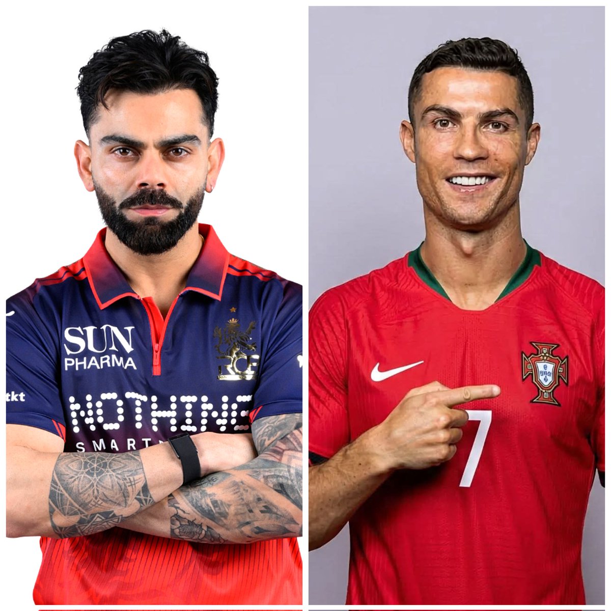 Vitamin_Vk18's tweet photo. Hey @grok "Swap their hairstyle and jersey without changing their face." https://t.co/ikZP8bXMai