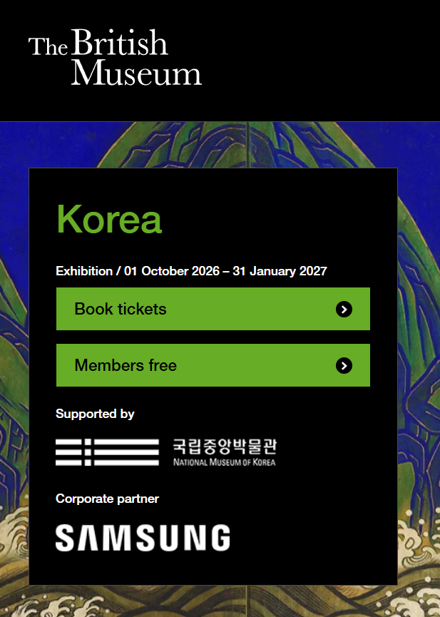koryodynasty's tweet photo. The British Museum will open a major exhibition on Korean art &amp; culture this October titled "Korea", drawing largely from the Lee Kun-hee collection, and billed as the most comprehensive chronological survey of Korean visual and material culture in Europe in more than 40 years. https://t.co/jw6Uv9hnrG
