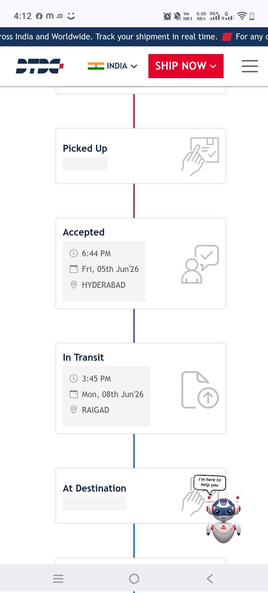 tanimadas804's tweet photo. @DTDCIndia 7D133886104 parcel misrouted.. should be coming to Kalyan , maharashtra..but it's on the way to Raigad .. please check and help to get it urgently https://t.co/ll8buWhNkW