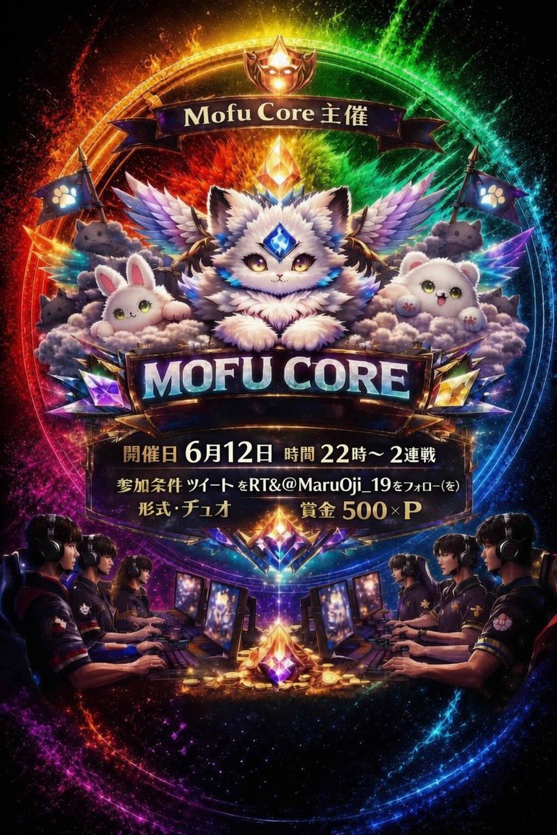 MofuCore222's tweet photo. ฅฅฅMofu Core主催ฅฅฅ

6/12 金 22:00.22:30の2連戦
👫   #デュオ 性別関係🍐
🔫 1戦目 姫プ 詳細はグルへ
      2戦目 通常 
🗾 嵐の半島
💰 各500×P

条件
  ↳参加者全員@MaruOji_19、@MofuCore222 フォロー＆RT 当日の21時59分まで https://t.co/iUrf1RH8DW