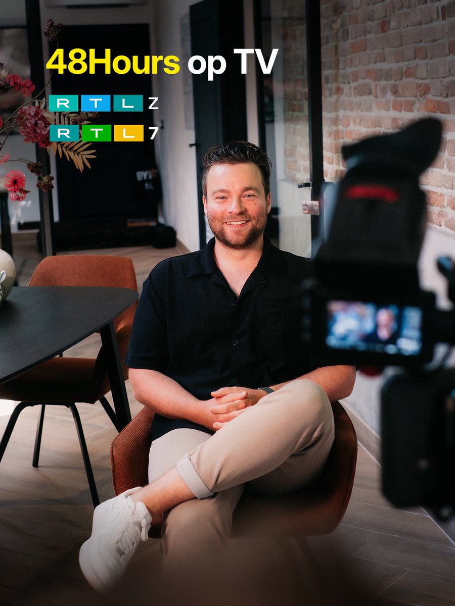 48HoursAI's tweet photo. 48Hours op TV! 📺 

Eerlijk gezegd hadden we dit een maand geleden niet verwacht.

We zijn nog een jong bedrijf. Geen mega kantoor, geen team van 100 man. Gewoon een kleine groep gemotiveerde mensen die heel erg geloven dat AI bedrijven écht verder kan helpen, en die dat elke dag proberen te bewijzen.

En toch stond er vorige week een camerateam op de stoep. Voor De AI Storm, een programma over hoe kunstmatige intelligentie de bedrijfswereld verandert, uitgezonden op RTL Z en RTL 7. 

We zijn vooral een online bedrijf. Onze klanten vinden ons via social media, via mond-tot-mondreclame. Televisie was niet per se het plan. Maar dit? Dit voelt toch wel als een mijlpaal. Trots op, eerlijk gezegd… 

📅 Wanneer kun je kijken?
Dinsdag 9 juni, RTL Z, 16:30 uur 
Donderdag 11 juni, RTL Z, 09:30 uur 
Zaterdag 13 juni, RTL 7, 13:00 uur

Kijk je mee? We zijn benieuwd naar jullie reacties!

AI maakt tijd 💛