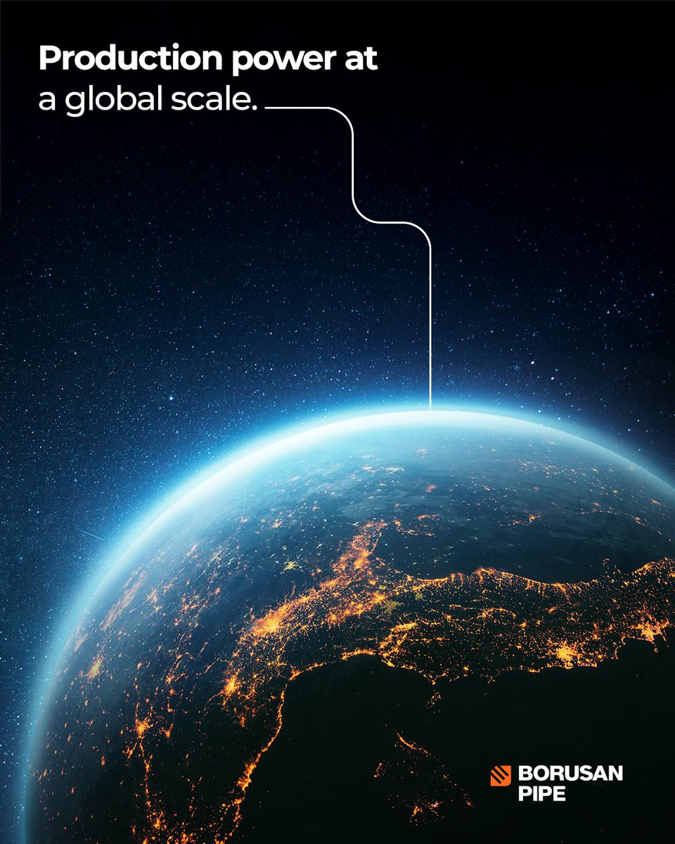 borusanpipe's tweet photo. With our global manufacturing capabilities and the solutions we offer, we create value for our business partners.​
​
#BorusanPipe https://t.co/3zDw8a8NSJ