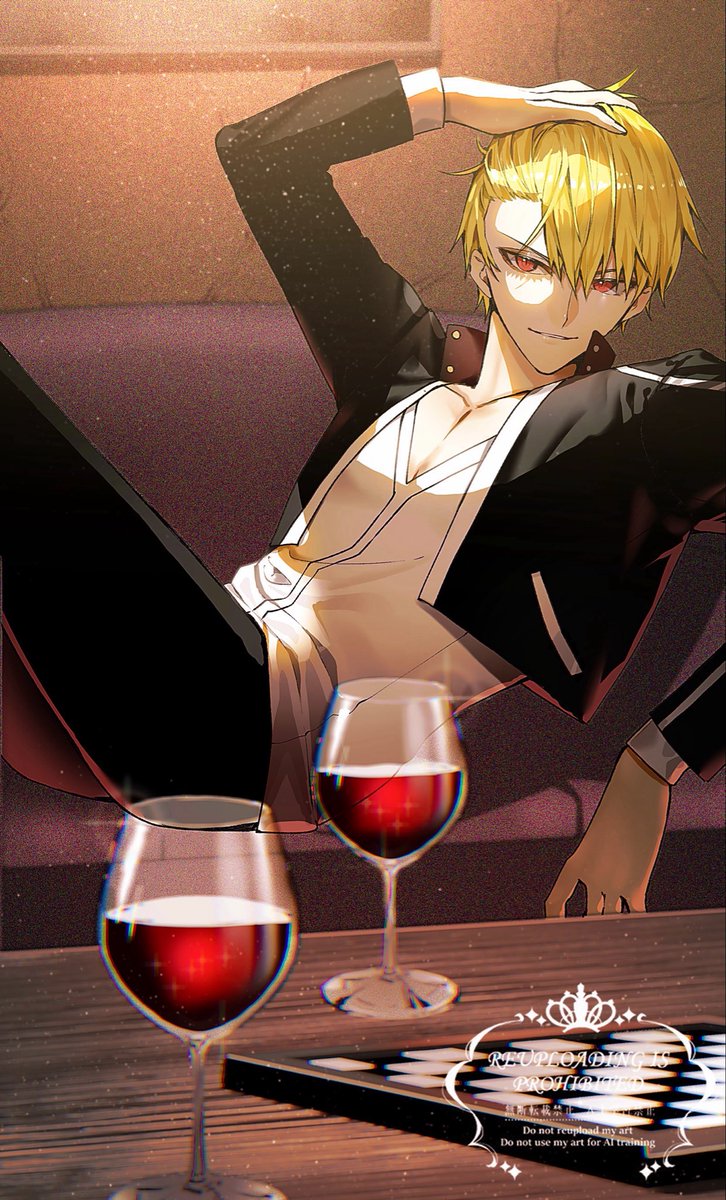 Goryu_hant's tweet photo. ギルガメッシュ…🍷✨ https://t.co/5rPEbFXfbl