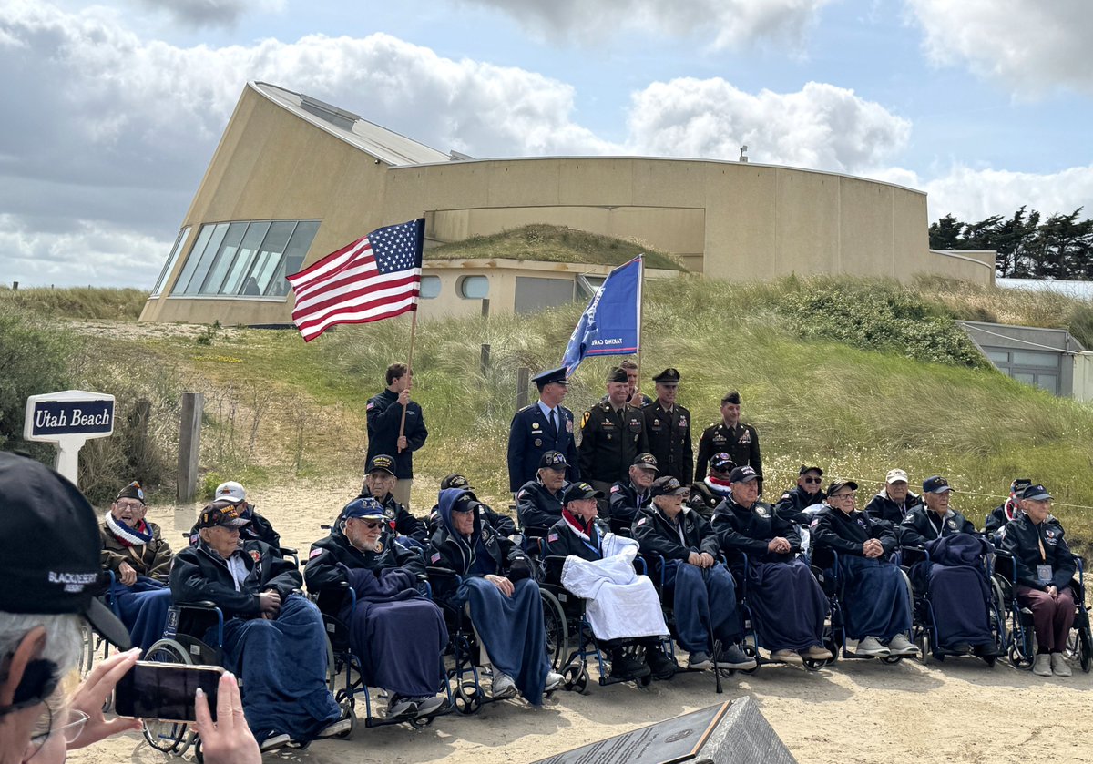 WWII_tours's tweet photo. Let us share with you a short compilation of some of the veterans we met so far during this year’s D-Day commemorations. We are always honored to have the privilege of meeting our heroes. Thank you for your service!
#ww2 #worldwar2 #militaryhistory #travel #bucketlist #promotion #beachesofnormandy #normandy #DDay #landing #invasion #greatestgeneration #DDay82 #veteran