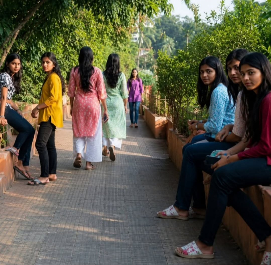 rajanboychoco's tweet photo. Can  a   men  walk   inbetween   these   girls  without   any    frustration   ? 

answer  must   ? https://t.co/MAgsoZNNNY
