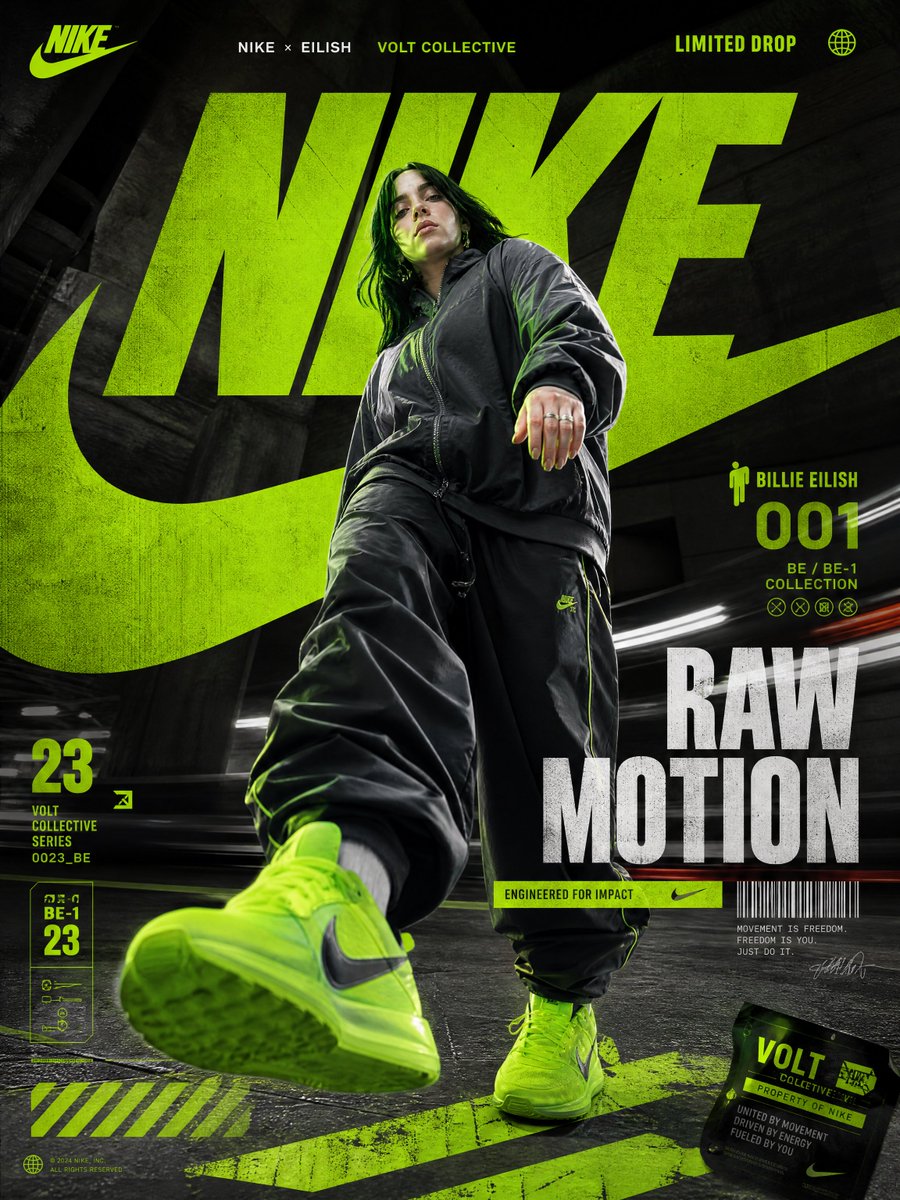 Nike Raw Motion Streetwear Poster