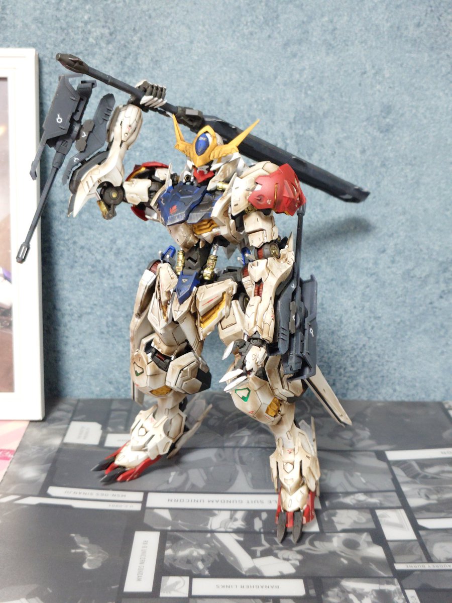 PhfwTQQ4CSwuqDU's tweet photo. MGバルバトスルプス完成。
部分塗装、スジボリ、ウェザリングの成形色仕立てになります👍👍

#ガンプラ https://t.co/uC4TCkUHk7