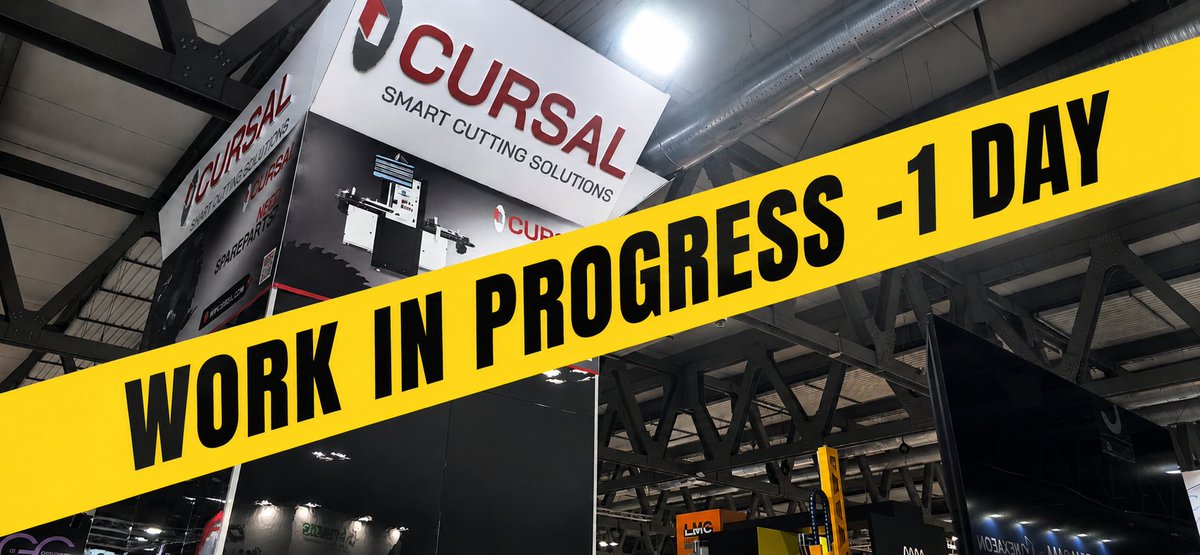 CursalSrl's tweet photo. Work in progress.
Only 1 day to go.
Tomorrow @CursalSrl  will be at Xylexpo and MATEC showcasing technologies for cross-cutting, wood optimization, optical scanning, and advanced material handling systems.

Milan is waiting for you.
See you at the show.

#Cursal #Xylexpo #MATEC https://t.co/mHRNKunvg2