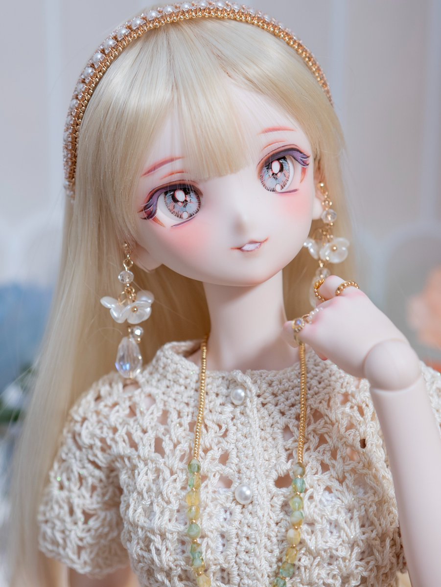 DollyJellyP's tweet photo. 「はい、その通り。わたくしはお嬢様ですわ💙」

新しく06番をカスタムしました✨
色素薄めのお嬢様です～！
#ぜりぽこ https://t.co/SaBaL7dHFz