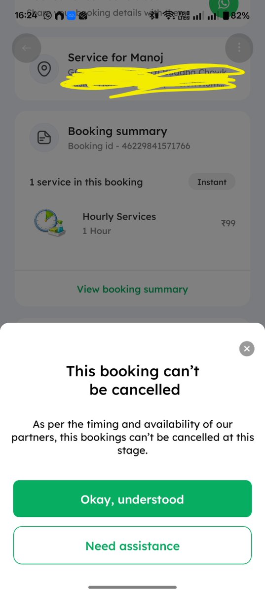 smsmishra's tweet photo. @withpronto Better you shutdown your services if you cannot handle it professionally.
Help has refused to come and you refuse to reschedule or cancel. Superb service and this is not the first time. https://t.co/PfjXnPJsQn