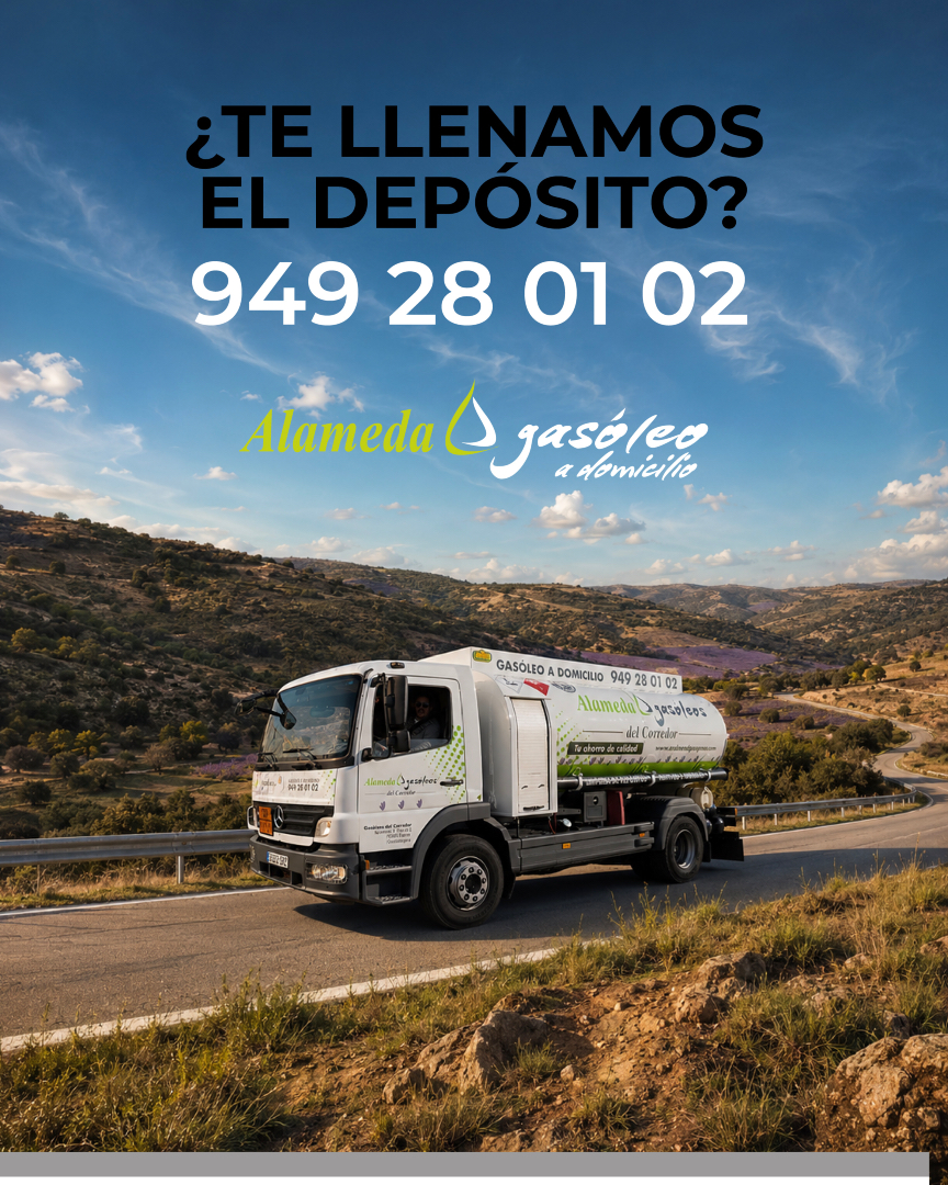 Alameda_Express's tweet photo. ☀️ Aunque haga calor, el agua caliente sigue siendo imprescindible: para ducharte, fregar o tener tu casa a punto.
En Alameda te llevamos el gasóleo para tu caldera a domicilio, cómodo y sin complicaciones.
📞 Llámanos y te lo llevamos 949 28 01 02 https://t.co/Z1U5jJZVXb