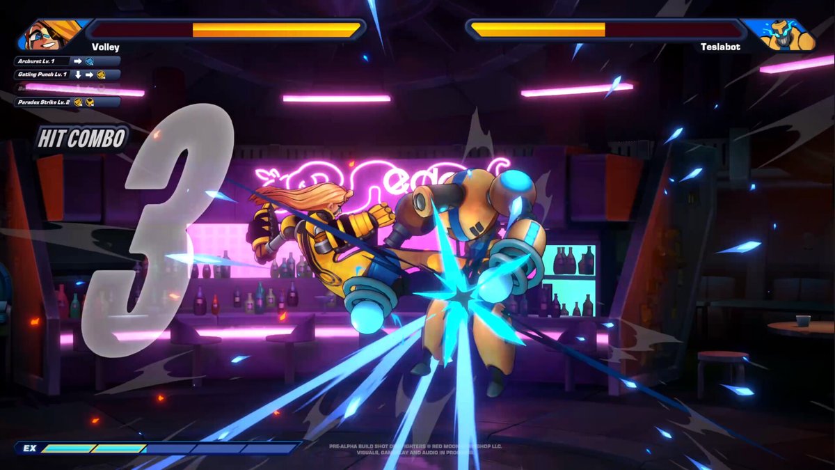 4GamerNews's tweet photo. ローグライト格ゲーADV「Shot One Fighters」がついにベールを脱いだ。勝負を制して自分だけのコンボを作り出そう
https://t.co/ex0oRusOmQ

ジャスティン・ウォン氏やJMCrofts氏が格闘メカニクスのチューニングや監修に参加しており，格闘アクションとしての手触りは驚くほど本格的。 https://t.co/2LI4T0JvXR