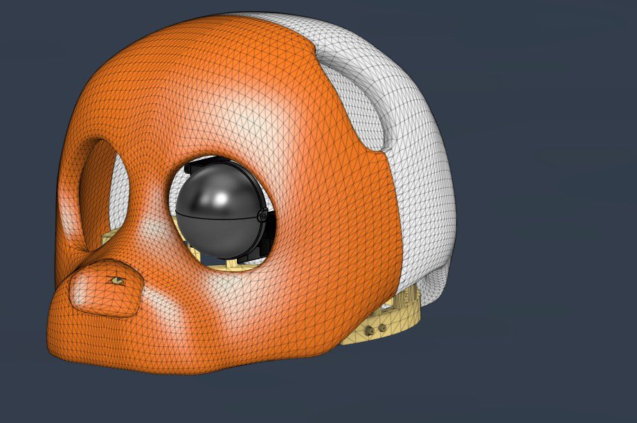 Smith_Robotics's tweet photo. I’ve been working on a new SpringBonnie head! This time more cosplay than animatronic, but I wanted to give it another go! https://t.co/GJkdFr8QlX