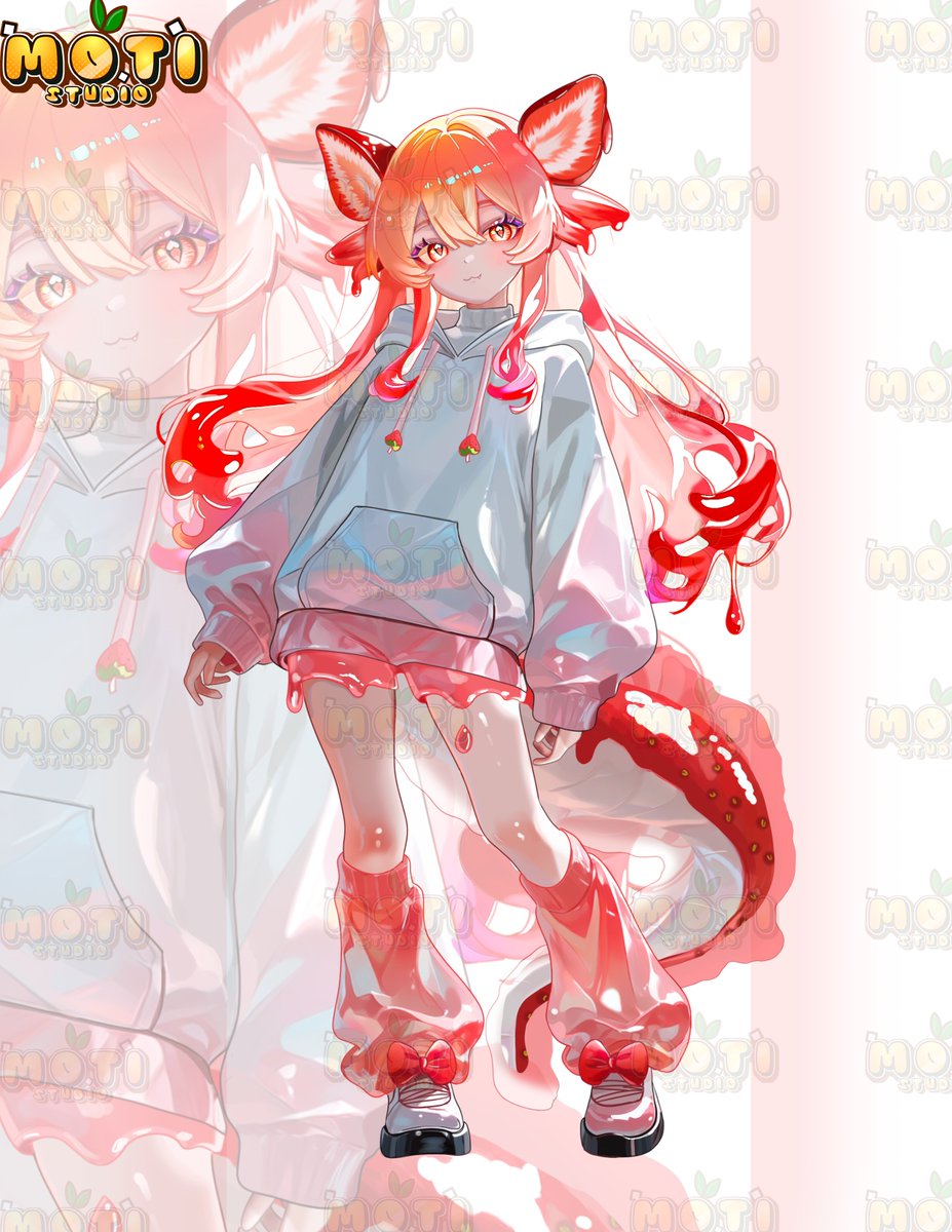 Moti0artz's tweet photo. @BigPapaLemonTTV my most recent adpot ^^ really love making new designs for vtuber models👉👈🧡 https://t.co/epjOp3ny9G