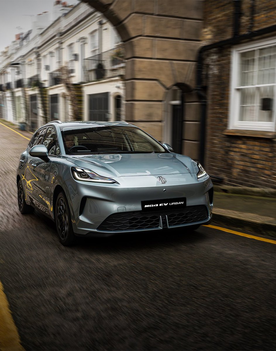 MGmotor's tweet photo. Urban by name, urban by nature.

With bold design, smart technology and everyday practicality, the MG4 EV Urban is built to move through the city with ease.

#MG4EVUrban https://t.co/2Zu58damii