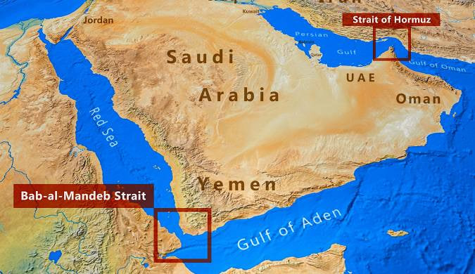 techconcatalina's tweet photo. 🚨BREAKING🚨

🛢Irán afirma que CERRARON COMPLETAMENTE el Estrecho de Bab al-Mandeb. El 12% del PETRÓLEO GLOBAL pasa por ahí.

🩸Esto ocurre luego de que se hayan INTENSIFICADO los BOMBARDEOS. https://t.co/pkdFmddOVM