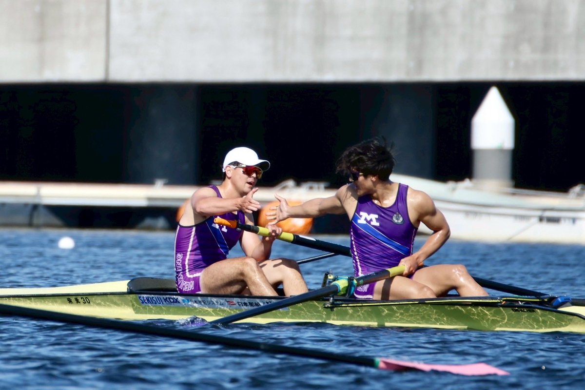meiji_rowing's tweet photo. ▶︎男子シングルスカル　D決勝5着
▶︎男子ペア   4位
▶︎男子クォドルプル　4位
▶︎男子舵手付きフォア   C決勝4着 https://t.co/T39LXdFvR4
