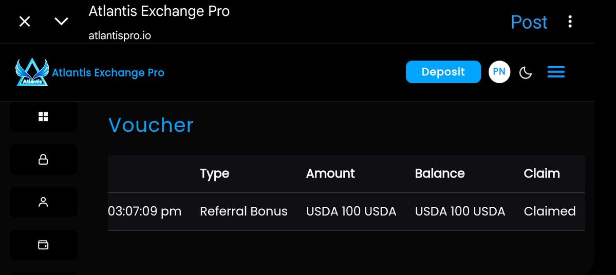 PromiseBanky's tweet photo. 🚀 In blockchain, real progress is defined by performance, utility, and open access—not promises.

⚡️ 3,600,000 TPS
🏁 0.031s Finality
💸 Near-Zero Fees
🔐 Quantum Lock Security

AtlantisChain continues to build toward speed, scalability, and real-world utility.

🌍 Atlantis Exchange Pro has officially opened its doors worldwide.
No deposit. No barriers. 

💰 Early users on Atlantis Exchange Pro are also receiving signup bonuses after registration.
If you haven’t signed up yet, follow the steps and complete registration to be eligible for signup and referral rewards.

The future of value exchange belongs to everyone. 💎🔥

#Atlantis 
#Web3 #DeFi #BlockchainForAll #AtlantisPro #AtlantisChain 🚀