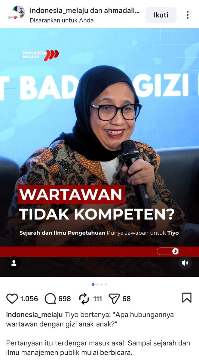 menuembegejelek's tweet photo. Perkenalken, ini adalah hobi baru kami di saat senggang: randomly menemukan unggahan akun buzzer pemrentah, cek kolom komentar, lalu memburu akun yang membela opini akun tsb. Klik akunnya, cek following, lalu mengucap,

"Oalah, pantesan. 🙂"

Wkwkw https://t.co/BPo9aZukOT