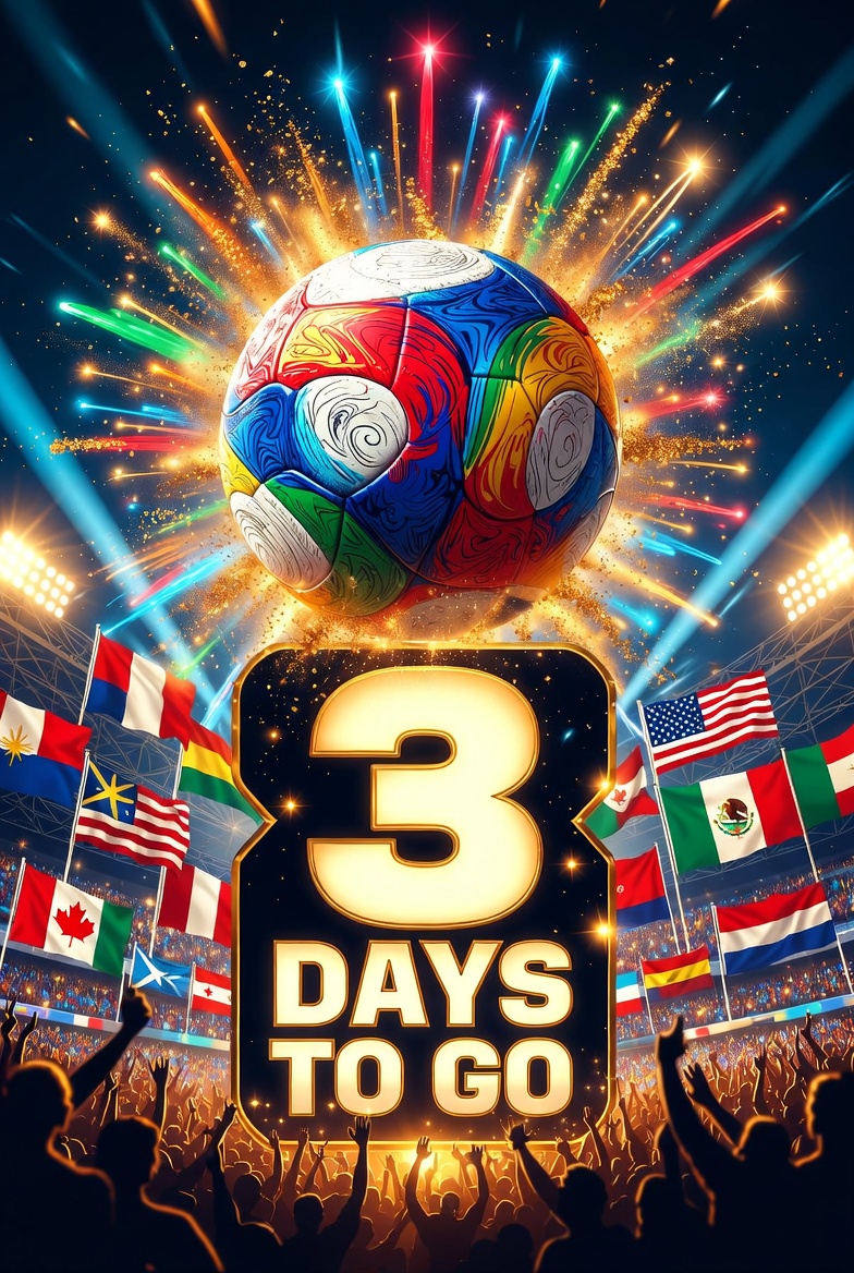 chalkymedia's tweet photo. 3 days till WC2026 kicks off... here’s my completely unbiased predictions 😂

1. Group Stage Chaos  
At least 1 host nations get knocked out early and we all act shocked. Mexico still carrying the vibes tho 🔥

2. Dark Horse  
Morocco or Senegal making the semis. This expanded format is made for African teams to cook.

3. Final  
France vs Argentina again...? but Messi drags them to back-to-back. 

Drop your mad predictions below 👀 Who you got winning it all? #WC2026