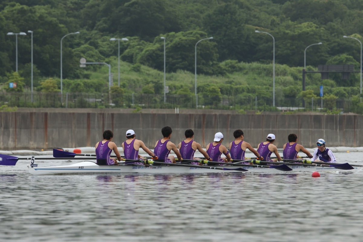 meiji_rowing's tweet photo. ▶︎男子エイト　B決勝4着 https://t.co/JEUgxdMc2d